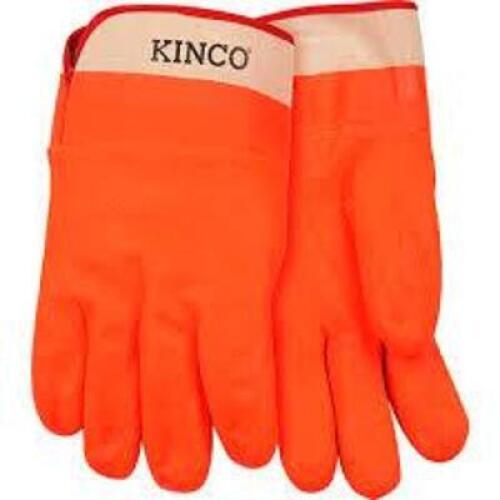 DESCRIPTION: (2) PACKS OF (6) HI VIS SAFETY CUFF GLOVES BRAND/MODEL: KINCO #PW4160 SIZE: LARGE RETAIL$: $12.02 EA QTY: 2