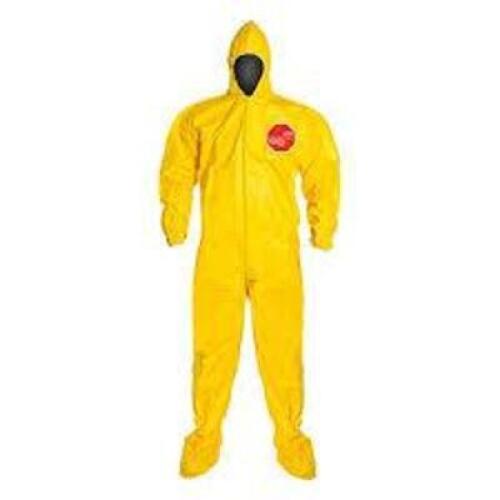 DESCRIPTION: (12) HOODED CHEMICAL RESISTANT COVERALLS BRAND/MODEL: DUPONT #29EW12 INFORMATION: YELLOW, TYCHEM&reg; 2000, ELASTIC WRIST, ELASTIC ANKLE SIZE