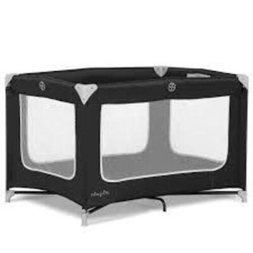 DESCRIPTION: (1) PLAYPEN FOR INFANT BRAND/MODEL: DOM #438 INFORMATION: BLACK SIZE: 40 x 27.5 x 25.5 inches RETAIL$: $79.99 EA QTY: 1