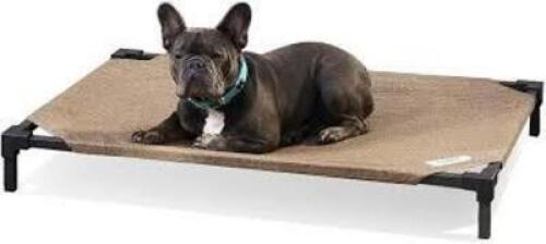 DESCRIPTION: (1) ELEVATED DOG BED BRAND/MODEL: COOLAROO PRO INFORMATION: NUTMEG RETAIL$: $40.00 ea QTY: 1