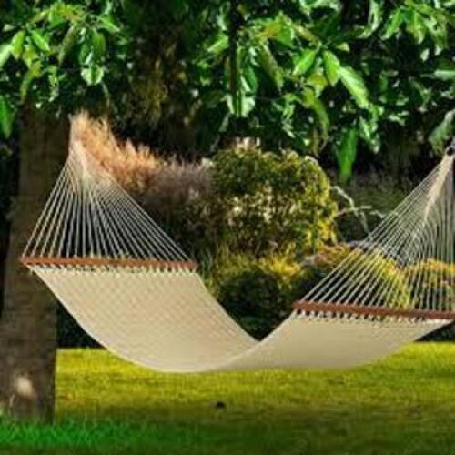DESCRIPTION: (1) HAMMOCK BRAND/MODEL: SUNBRELLA INFORMATION: TAN RETAIL$: $349.00 EA QTY: 1
