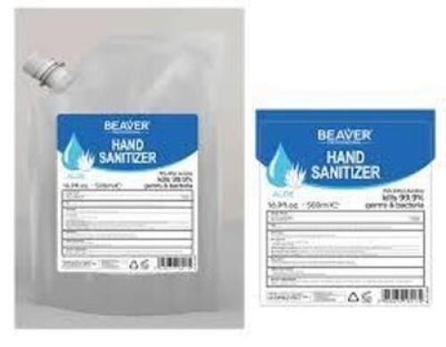 DESCRIPTION: (1) CASE OF (24) ANTI-BACTERIAL CLEANSING HAND GEL BRAND/MODEL: BEAVER #BV-OTC-50001 SIZE: 500 ML RETAIL$: $178.25 EA QTY: 1