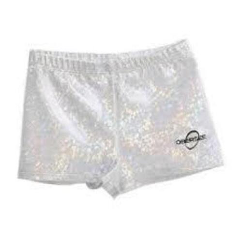 DESCRIPTION: (1) CASE OF (10) GYMNASTICS SHORTS BRAND/MODEL: OBERSE INFORMATION: SILVER HOLOGRAM RETAIL$: $125.00 EA QTY: 1