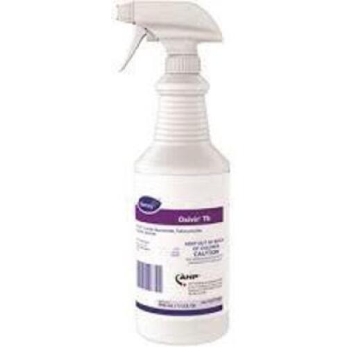 DESCRIPTION: (6) GENERAL SANITIZER SPRAY BRAND/MODEL: DIVERSEY OXIVIR TB SIZE: 1 QT RETAIL$: $12.99 EA QTY: 6