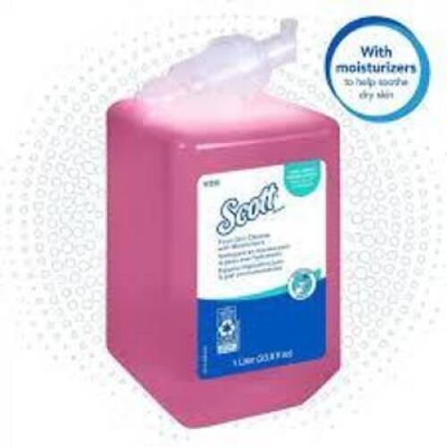 DESCRIPTION: (3) FOAM SKIN CLEANSER WITH MOISTURIZERS BRAND/MODEL: SCOTT #91552 SIZE: 1 L RETAIL$: $14.39 EA QTY: 3