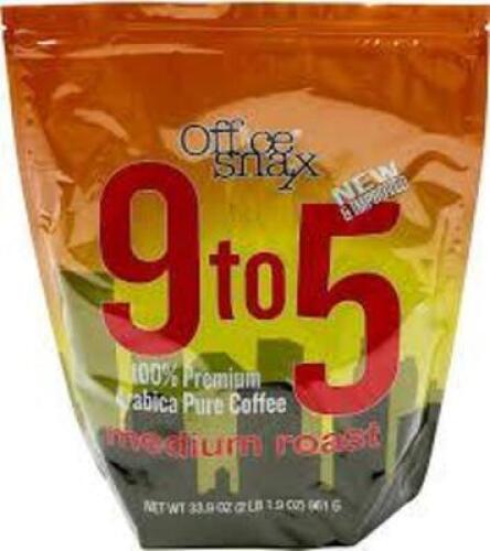 DESCRIPTION: (4) BAGS OF MEDIUM ROAST COFFEE BRAND/MODEL: OFFICE SNAX SIZE: 33.9 OZ RETAIL$: $22.00 E QTY: 4