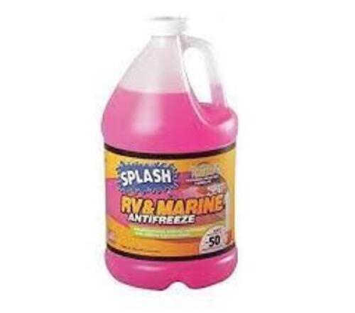 DESCRIPTION: (2) RV AND MARINE ANTIFREEZE BRAND/MODEL: SPLASH SIZE: 1 GALLON RETAIL$: $5.60 EA QTY: 2