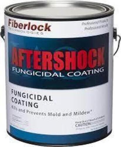 DESCRIPTION: (1) AFTERSHOCK FUNGICIDAL COATING BRAND/MODEL: FIBERLOCK TECHNOLOGIES #HGC00011 RETAIL$: $56.95 SIZE: 1 GALLON QTY: 1