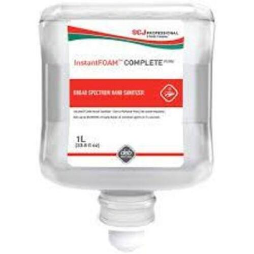 DESCRIPTION: (1) CASE OF (3) HAND SANITIZER REFILL BRAND/MODEL: SCJ INSTANTFOAM COMPLETE #46066734 SIZE: 1L RETAIL$: $161.63 EA QTY: 1