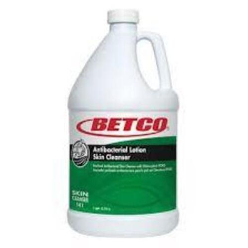 DESCRIPTION: (4) ANTIBACTERIAL LOTION SKIN CLEANSER BRAND/MODEL: BETCO SIZE: 1 GALLON RETAIL$: $26.21 EA QTY: 4