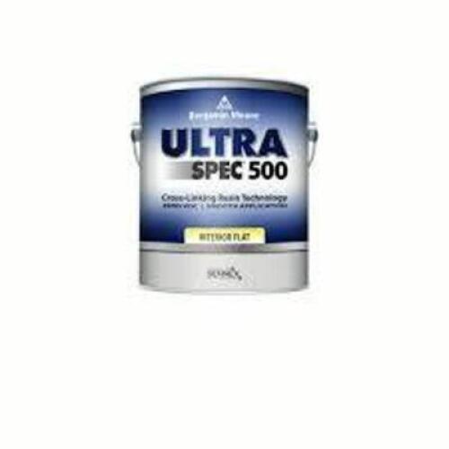 DESCRIPTION: (1) INTERIOR PAINT BRAND/MODEL: BENJAMIN MOORE ULTRA SPEC 500 INFORMATION: INTERIOR EGGSHELL, PISMO DUNES SIZE: 1 GALON RETAIL$: $37.99 E
