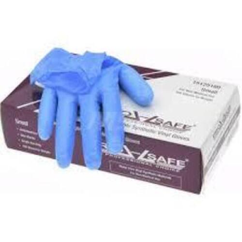 DESCRIPTION: (10) BOXES OF (100) NITRILE GLOVES BRAND/MODEL: PRO-SAFE #18448068 SIZE: SIZE SMALL RETAIL$: $66.00 EA QTY: 10