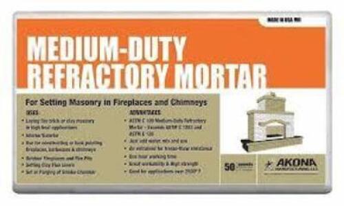 DESCRIPTION: (2) REFRACTORY MORTAR BRAND/MODEL: AKONA #453T08 SIZE: 50 LB RETAIL$: $70.00 EA QTY: 2