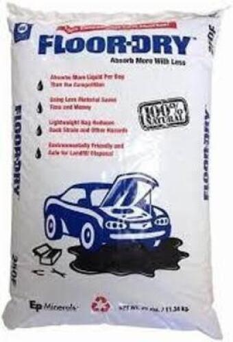 DESCRIPTION: (1) ABSORBENT BRAND/MODEL: FLOOR DRY PREMIUM SIZE: 25 LB RETAIL$: $20.00 EA QTY: 1