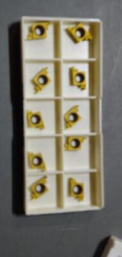 DESCRIPTION: (10) CARBIDE GROOVING/PARTING INSERTS BRAND/MODEL: SECO 10ER0.5R CP300 RETAIL$: $1,690.00 QTY: 10