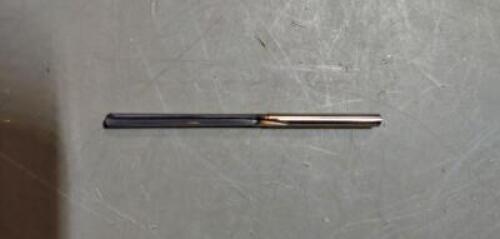 DESCRIPTION: (4) CARBIDE SINLE FLUTE DRILL BRAND/MODEL: DESIGN RITE D43042/ALTIN SIZE: #43 DIA QTY: 4