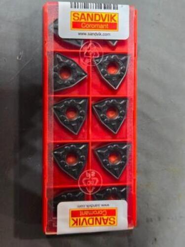 DESCRIPTION: (10) CARBIDE TURNING INSERTS BRAND/MODEL: SANDVIK WNMG 432-WM RETAIL$: $240.30 QTY: 10