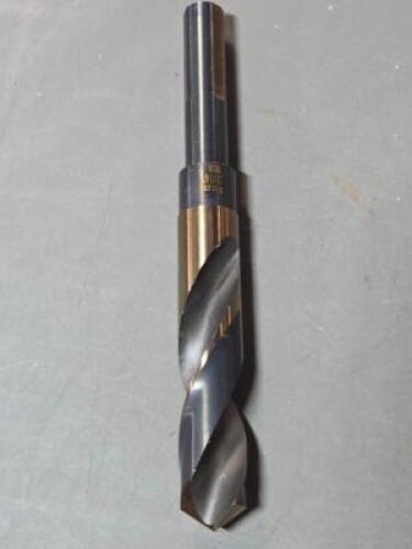 DESCRIPTION: (1) REDUCED SHANK DRILL BIT BRAND/MODEL: DRILLCO 1000N144 SIZE: 11/16" DIA 1/2" SD RETAIL$: $42.98 QTY: 1