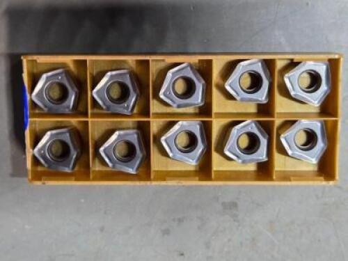 DESCRIPTION: (10) H600 WXCU CARBIDE MILLING INSERTS BRAND/MODEL: ISCAR H600 WXCU 080612HP RETAIL$: $429.00 QTY: 10