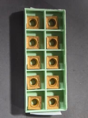 DESCRIPTION: (10) CARBIDE TURNING INSERTS BRAND/MODEL: WALTER SCMT 433-PM5 RETAIL$: $183.30 QTY: 10
