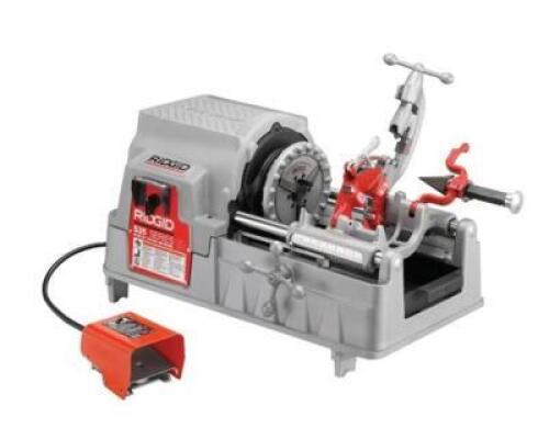 DESCRIPTION: (1) THREADING MACHINE BRAND/MODEL: RIDGID/535M INFORMATION: 115V, 54 RPM, 811 NPT SIZE: 2" MAX RETAIL$: $6,984.02 QTY: 1