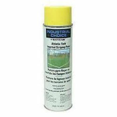 DESCRIPTION: (6) ATHLETIC FIELD STRIPING PAINT BRAND/MODEL: RUST-OLEUM INDUSTRIAL CHOICE #206045 INFORMATION: YELLOW RETAIL$: $11.84 SIZE: 17 OZ QTY: