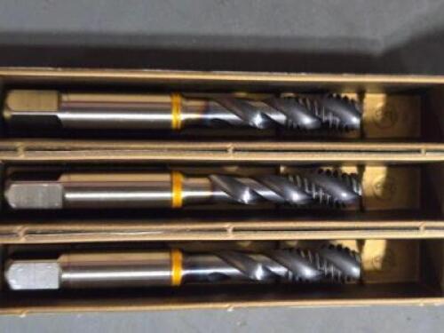 DESCRIPTION: (3) SPIRAL FLUTE SEMI-BOTTOMING TAP BRAND/MODEL: GUHRING 4049844132337 SIZE: 5/16"-18 UNC RETAIL$: $66.99 QTY: 3