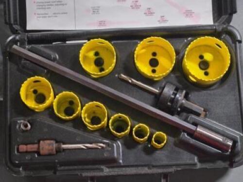 DESCRIPTION: (1) (13) PC ELECTRICIANS/PLUMBERS HOLE SAW KIT BRAND/MODEL: STARRETT 56011 SIZE: 3/4" TO 2-1/2" RETAIL$: $179.06 QTY: 1