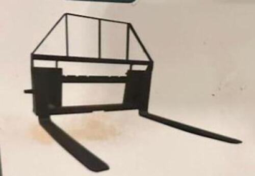DESCRIPTION: SKID STEER PALLET FORK FRAME BRAND/MODEL: AGT RETAIL$: $850.00 QTY: 1