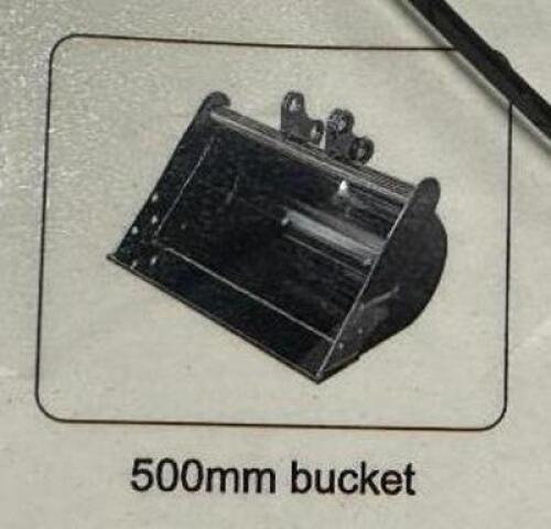 DESCRIPTION: 30" MINI EXCAVATOR BUCKET BRAND/MODEL: LANTY INFORMATION: 25MM PIN RETAIL$: $350.00 QTY: 1