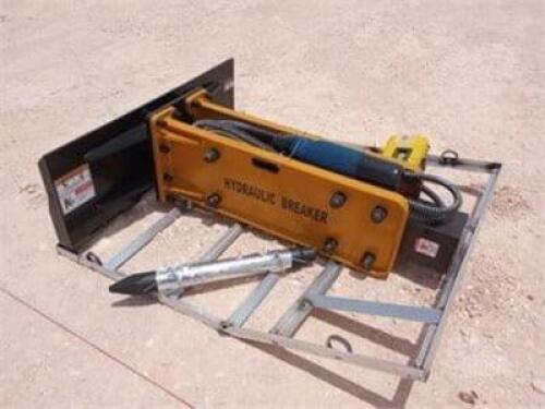 DESCRIPTION: SKID STEER 750 BREAKER ATTACHMENT BRAND/MODEL: WOLVERINE CB-11-750F RETAIL$: $2,549.00 QTY: 1