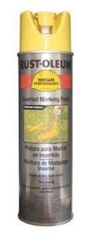 DESCRIPTION: (6) INVERTED MARKING PAINT BRAND/MODEL: RUST-0LEUM #V2344838 INFORMATION: YELLOW RETAIL$: $56.65 TOTAL SIZE: 15 OZ QTY: 6