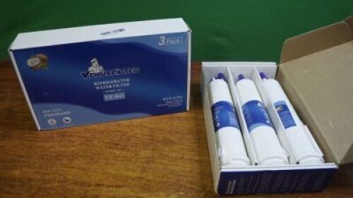 DESCRIPTION: (1) PACK OF (3) WATER FILTER CAP REPLACEMENT BRAND/MODEL: VENUS FILTER #VF-841 RETAIL$: $40.00 EA QTY: 1