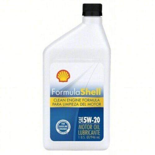 DESCRIPTION: (6) ENGINE OIL BRAND/MODEL: FORMULA SHELL SIZE: 5W-20 1 QT RETAIL$: $8.00 EA QTY: 6