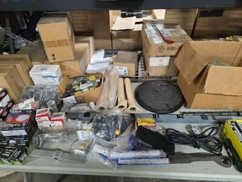DESCRIPTION: (1) TABLE OF MISC ITEMS QTY: 1
