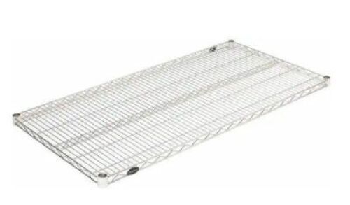 DESCRIPTION: (4) HEAVY DUTY WIRE SHELVES, SHELVES ONLYBRAND/MODEL: #70241872INFORMATION: ZINC PLATING, 2 TRUSS, SHELVES ONLY, NO UPRIGHTSSIZE: 24" X 60"RETAIL$: $93.75 EAQTY: 4