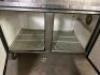 2-DOOR PIZZA PREP TABLE ON CASTERS - 2