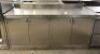 4-DOOR STAINLESS WORK TABLE