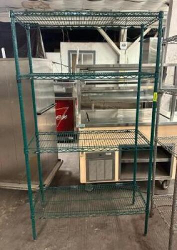 4-TIER WIRE SHELVING UNIT