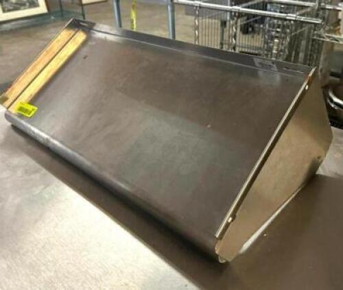 24" STAINLESS WALL SHELF