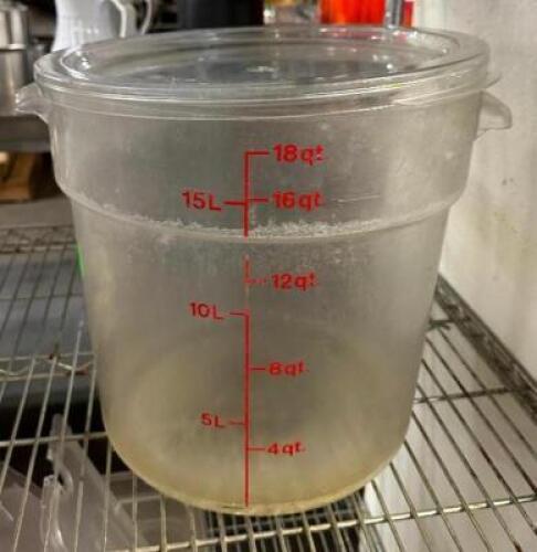 18 QT. INGREDIENTS BIN WITH LID