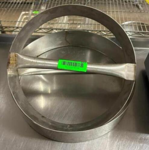 (2) DOUGH CUTTING MOLDS