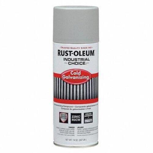 DESCRIPTION: (6) INDUSTRIAL CHOICE SPRAY PAINT BRAND/MODEL: RUST-OLEUM #6KP26 INFORMATION: FLAT GALVANIZED ZINC RETAIL$: $7.50 EA SIZE: 14 OZ QTY: 6