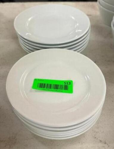 (12) 6" CHINA PLATES