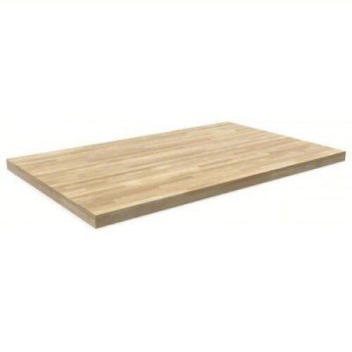 DESCRIPTION: (1) WORKBENCH TOP BRAND/MODEL: TENNSCO #800XE6 INFORMATION: HARDWOOD, BUTCHER BLOCK SIZE: 1 3/4" X 48" X 30" RETAIL$: $397.60 EA QTY: 1
