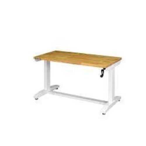 DESCRIPTION: (1) ADJUSTABLE HEIGHT WORK TABLEBRAND/MODEL: SEE INSPECTIONSIZE:&nbsp; APPROX 29 1/2" X 47 1/4" X ADJUSTABLEQTY: 1
