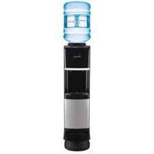 DESCRIPTION: (1) WATER DISPENSER WITH PET STATION BRAND/MODEL: PRIMO INFORMATION: BLACK AND STAINLESS STEEL, 3 SETTINGS - HOT, COLD, PET RETAIL$: $179
