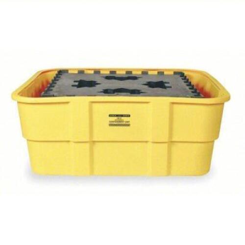 DESCRIPTION: (1) CONTAINMENT UNIT FOR SPILLS BRAND/MODEL: EAGLE #5AB20 INFORMATION: YELLOW AND BLACK, POLYETHYLENE SIZE: 67" L X 67" W X 26" H RETAIL$