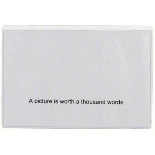 DESCRIPTION: (8) PACKS OF (6) MAGNETIC DOCUMENT HOLDER BRAND/MODEL: MAGNETIC SOURCE #10E821 INFORMATION: CLEAR SIZE: 4" X 6" RETAIL$: $8.41 EA QTY: 8