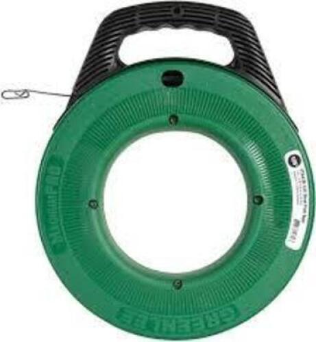 DESCRIPTION: (1) ROLL OF FISH TAPE BRAND/MODEL: GREENLEE #FTS438-125 INFORMATION: STEEL SIZE: 125' X 1/8" RETAIL$: $71.23 EA QTY: 1